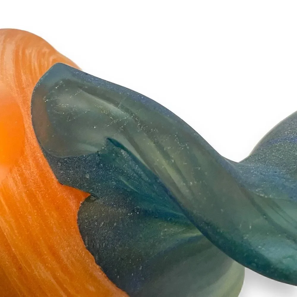 Susan Rankin Studio Art Glass Winged Vessel Bud Vase